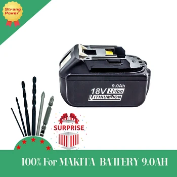 Оригинална Акумулаторна Батерия BL1860 18 9000 mah литиево-йонна за Makita 18v Батерия BL1840 BL1850 BL1830 BL1860B + комплект зарядно устройство