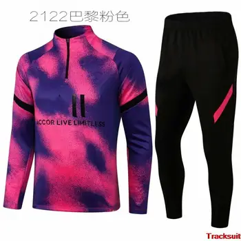 2021-22 нови мъжки детски Футболни спортни градски пуловери, ризи Тренировъчен спортен костюм и Яке с качулка, Комплекти за бягане