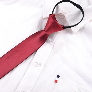 5 Цвята Обикновен Мъжки вратовръзки Елегантен Класически Сватбена Вечеря Полиестер Среща Врата Копринени Аксесоари