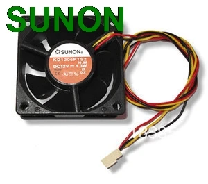 Оригиналът е за Sunon KD1206PTS2 6 см 6*6*2.5 СМ 60x60x25 мм 6025 3-пинов Корпус процесор Вентилатор Ван Винаги Вентилатори