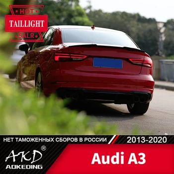 Задна Светлина За автомобили Audi A3 2013-2019 A3 LED Задни Светлини Фарове за мъгла Дневни Светлини DRL Тунинг на Автомобили, Автомобилни Аксесоари