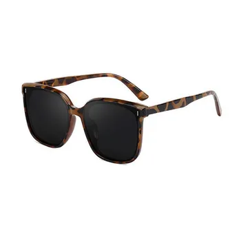 2021 Реколта квадратни дамски слънчеви очила Извънгабаритни Луксозни класически слънчеви очила За жени и мъже, Ретро Черни слънчеви очила с очила Oculos UV400
