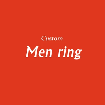 1:1 висока версия на бижута по поръчка пръстени за мъже тенденция 2021 контакт за каталог