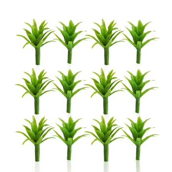Модел Дървета Храсти Мини-Тревата Горска Зелени Растения 1:100 Мащаба На Сградата На Парк Градина Миниатюрен Пейзаж На Декори За Военни Игри
