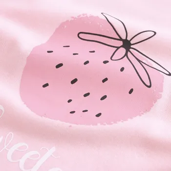 Марка Висококачествени Летни нощни ризи за момичета Нощно рокля за момичета Детски памучен нощница за момичета Розова Детска пижама Пижами