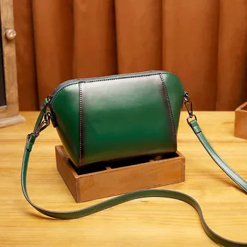YOUSE Гореща воловья кожа Чанта на едно рамо дамски чанта 2020 нова чанта-обвивка проста кожена чанта за отдих