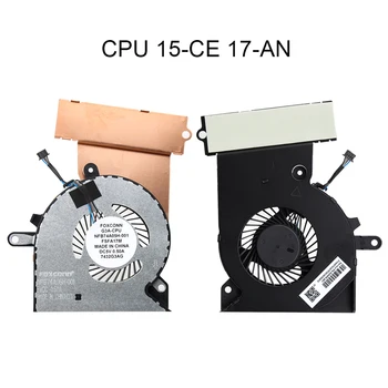 Процесор Вентилатор за охлаждане на GPU Охладител за HP 15-CE 17-AN OMEN Pro 3plus TPN-Q194 929456 929455-001 Видео карта G3A фенове радиатор на вашия лаптоп
