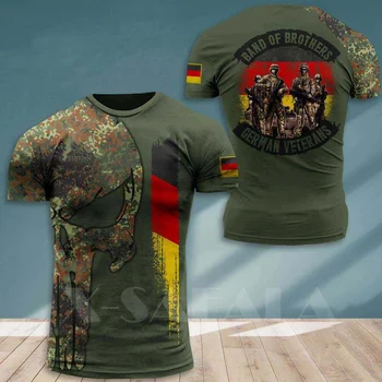 Тениска Испански Португалски Войник, Висококачествена Тениска Войници от специалните сили на сащ с 3d-принтом с Къс Ръкав, 2022