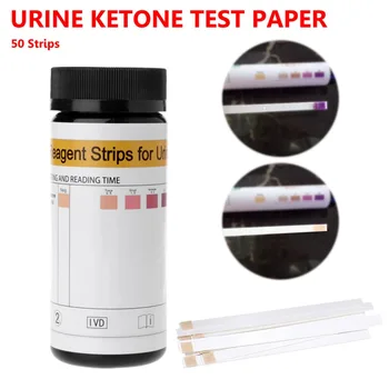 50x Pro Кетоновые Ленти / Начало Анализ на Урината На Кетоза - Тестове за Отслабване, Диета на Аткинс