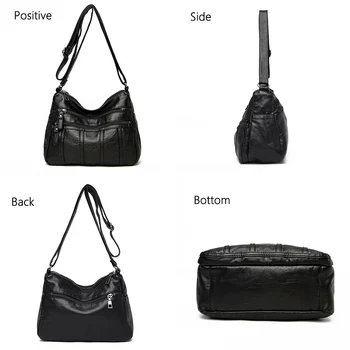 Луксозни Чанти, Дамски чанти Дизайнерски чанти от Кожа за жени Чанта през рамо Дамски Реколта чанта На рамото На Известни марки