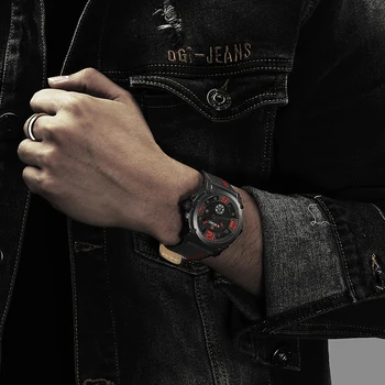 Най-добрата марка на Луксозни NAVIFORCE Мъжки Спортни часовници за Мъже dr. Военни Кожени Кварцови часовници Мъжки Водоустойчив Часовник Relogio Masculino
