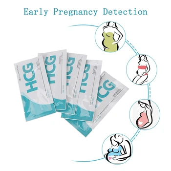 Домакински Частен 5 бр. Комплект за измерване на урина за тест за бременност За жени HCG Тест-ленти на ранна бременност Точност