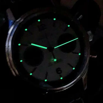 часовници мъжки 2020 часовник хронограф чайка ST1901 механизъм, каишка от неръждаема стомана син сапфир водоустойчив 40 мм 38 мм панда пилот