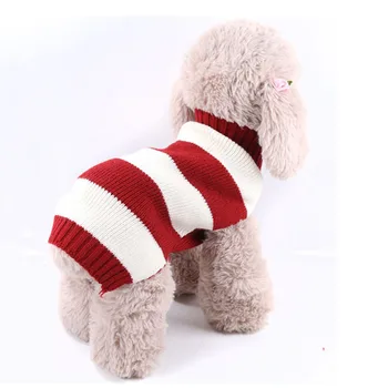 Зимен пуловер за кучета Възли джъмпери за кученца Дрехи за кучета Такса за малки до средни кучета Пуловер за котки Коледен костюм за домашни любимци