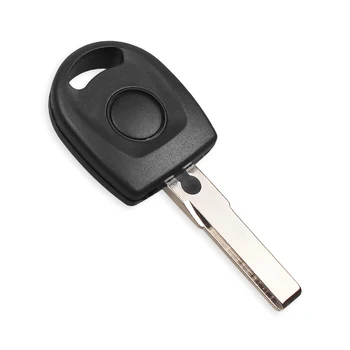 KEYYOU Авто Дистанционно Ключ Празна кутия За VW Volkswagen Passat B5 Ibiza Polo Ключ, Транспондер Неразрезанный HU66 Нож със Светлина и живот на батерията