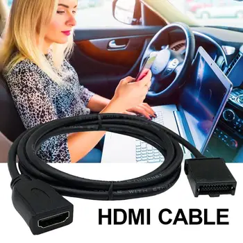 HDMI-съвместим Кабел E Type To AM HDMI-съвместим Кабел HD-Видео Кабел Тип E Кабел-адаптер За Автомобил Цифрова HD-монитор