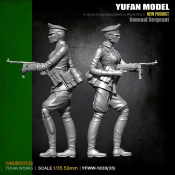 Yufan Модел 1/35 Комплекти от смола Солдатская модел За жени-офицери Самосглобяването YFWW35-1839