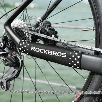 ROCKBROS Защита на Велосипед Рамка Ultralight МТБ Велосипедна Рамка Защитна верига на Защитно покритие на Задната вилици Покриване на Велосипед Верига Черен