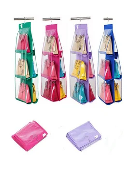 Чанта Подвесная Чанта Органайзер Шкаф Прозрачна Чанта за Съхранение Чанта Шкаф за обувки-Органайзер Врата стенни чанта за всяка всячины