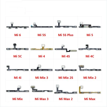 Бутон за Включване Изключване Захранване Клавиш за сила на Звука Гъвкав Кабел За XiaoMi Mi 6 5 5C 5S Plus 4 4C 4и 4S Mix 2S Max 3 2 Части
