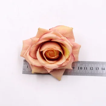 4шт 10 см Реалистични Нетъкан текстил и Изкуствени Букети Рози За 
