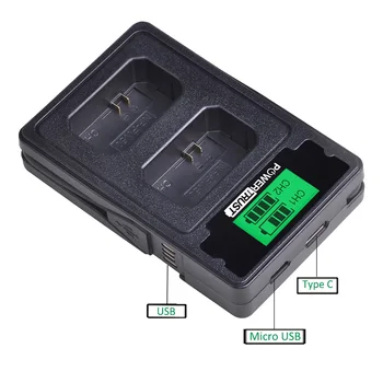 Батерия и зарядно устройство за NP-FW50, съвместими и с Sony Alpha A6000, A6400, A6100, A6300, A6500, A5100, A5000, A3000, A55, 7 серии