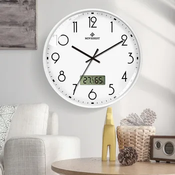 12-инчови стенни часовници за всекидневна скандинавските творчески прости битови часовници тъпо кварцов часовник стенен часовник стенен часовник стенен часовник