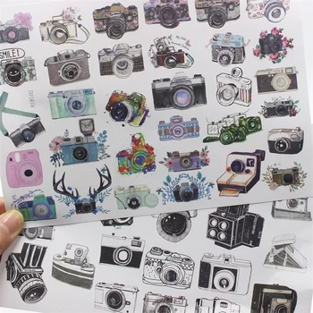 Камера ZFPARTY Самозалепващи Хартиени етикети за Scrapbooking Щастлив Планер/Производство на картички/Водене на регистър на Проекта