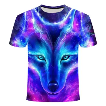 2020 Магическа Galaxy Вълк hoody мъжки и дамски модни тениска тениска 3D hoody ежедневни риза