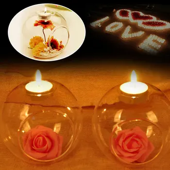 1 х Скандинавски Стъклена Свещ с Етерично Масло Ароматерапевтични Аромат Модерна Лаконичная Ароматна горелка Домашно Сватбена украса