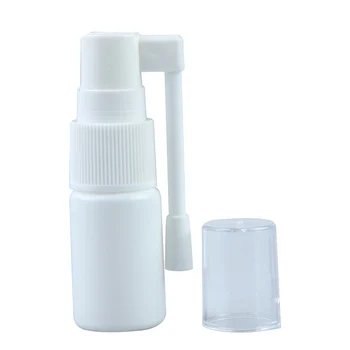 10/15/20/30 мл бяло вакуум пластмасови бутилки с назальным спрей помпа, спрей за мъгла, мъгла, бутилка със спрей за нос за медицинска опаковане на 360 градуса за 1 бр.