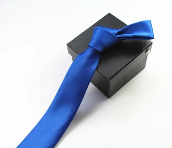 Ricnais Качеството на мъжката вратовръзка Обикновен обикновен коприна Тънък тесен тясна вратовръзка gravata Вратовръзки за мъжете Официалната сватба парти без кутия