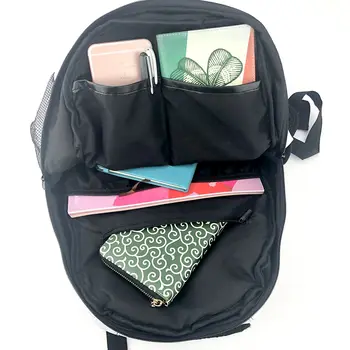 2020 OLN Раница, Дамска чанта на рамото Цветя Плюмерии И листата на банана с Модерна училищна чанта за момичета Раници Пътна чанта