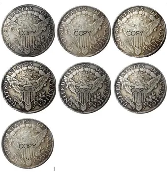 САЩ 1798-1804 Драпированный Бюст Долар Хералдически Орел със сребърно покритие Копирни монети
