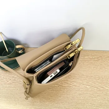 модни чанти през рамо с клапа за жени однотонная мека изкуствена кожа малка квадратна чанта ежедневна чанта през рамо малка чанта