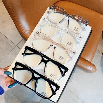 Нов 2021 Унисекс Синя Светлина Блокер на Компютърни Очила Дамски Модни TR90 Рамка Реколта Квадратни очила Очила От Пренапрежение