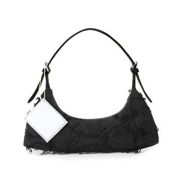 Модни Лоскутная холщовая чанта в стил ретро Чанта във формата на франзела 2020 Дизайнерска чанта, луксозни чанти за рамо за жени Bolsa de hombro