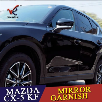 WENKAI За аксесоари с Високо Качество ABS Хромирани Вратата на колата на Капака на Огледалото за обратно виждане Тапицерия 2 бр./компл. за Mazda CX5 CX-5 KF 2017 2018