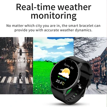 Горещи Новите Смарт часовници За мъже с пълен сензорен екран Спортни Фитнес часовник е Водоустойчив IP67 Bluetooth за Android и IOS Смарт часовници За жени+кутия