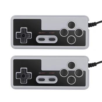 8-битов Ретро-тв Игрова конзола с кабелен Ретро-контролер, Вграден в 342 Класически Игри, Портативен плейър слот за NES
