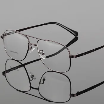 Дограма От Пълно Сплав С Висококачествено Рамки За Очила За Мъже И Жени Рамки За Оптични Очила Очила Черен Сив Златни Сребърни Очила