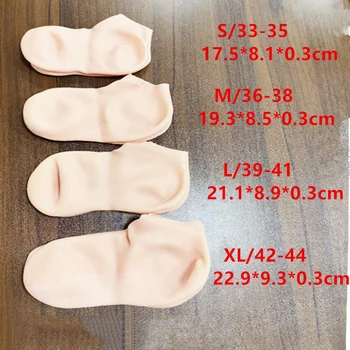 1 Чифт Чорапи за грижа за краката и ръцете Ръкавици Овлажняващи Чорапи със силиконов гел За грижа за кожата на краката Предпазни средства за ръцете Срещу напукване на Спа център Домашна употреба