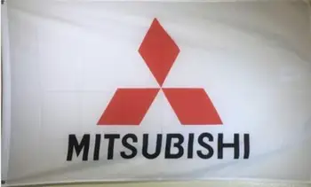 Автомобилни Знамена Mitsubishi Банер 3 фута 5 фута Полиестер