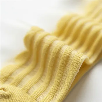 5 двойки хубави чорапи Дамски дантелени чорапи до глезените Меки и удобни прозрачни копринени памучни еластични мрежести, Прозрачни чорапи Ластични къса