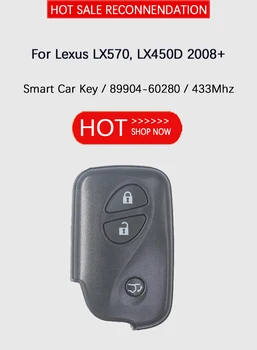 CN052040 3 Бутона Резервни части за Смарт Ключ и без ключ за Lexus LX570 LX450D 2008+ С FCCID B53EA P1 D4 4D-67 433 Mhz 89904-60280
