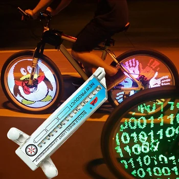 3D Велосипедни Спици LED Светлини Цветни Велосипедни Колела Многоцветни 42 Копията 16 led Велосипедни Спици Светлина UT
