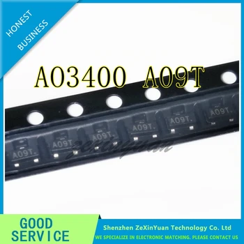 50ШТ 100ШТ AO3400 AO3400A A09T N-канален МОП-транзистори SOT23