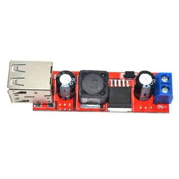 1 бр. 3A Двойно USB 6-40, до 5 Понижающая мощност Зарядно устройство dc Конвертор, Модул Регулатор на напрежение за кола LM2596 Резервоар