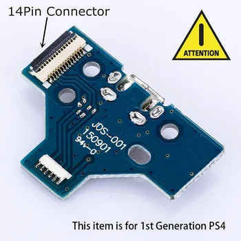 USB Порт За Зареждане Конектор За Замяна на Заплата В Събирането на Адаптер Конектор за Зарядно устройство 12-пинов Гъвкав Кабел за контролер PS4