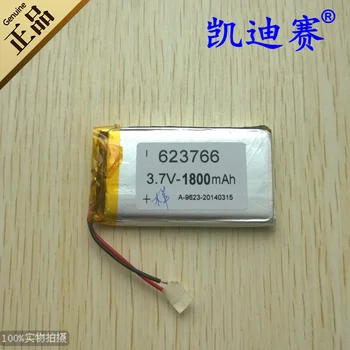 3,7 В 623766 полимерна литиево-йонна батерия 1800 ма записващо устройство led звукова кутия играчка Акумулаторна литиево-йонна батерия Акумулаторна литиево-йонна батерия